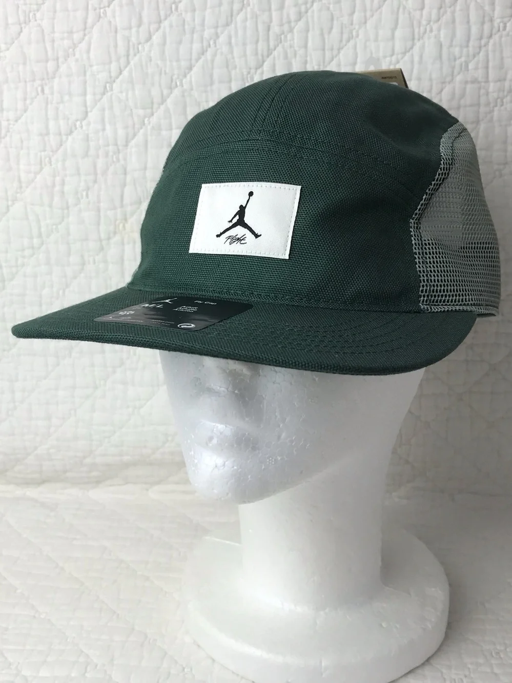 Nike Air Jordan Flight Cap Unstructured Adult Unisex SZ M/L Green FV5304-316